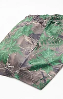 PacSun Woodland Camo AOP 4.5" Swim Trunks