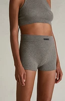 Fear of God Essentials Women's Homestead Heather Knit Boxer Shorts