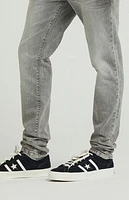 Pacsun Stacked Skinny Gray Jeans