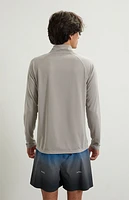 A.R.C. Active Gray Performance Mid Layer Long Sleeve T-Shirt