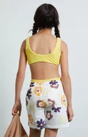 PacSun Kids Yellow Scrunch Bikini Top & Bottom Set