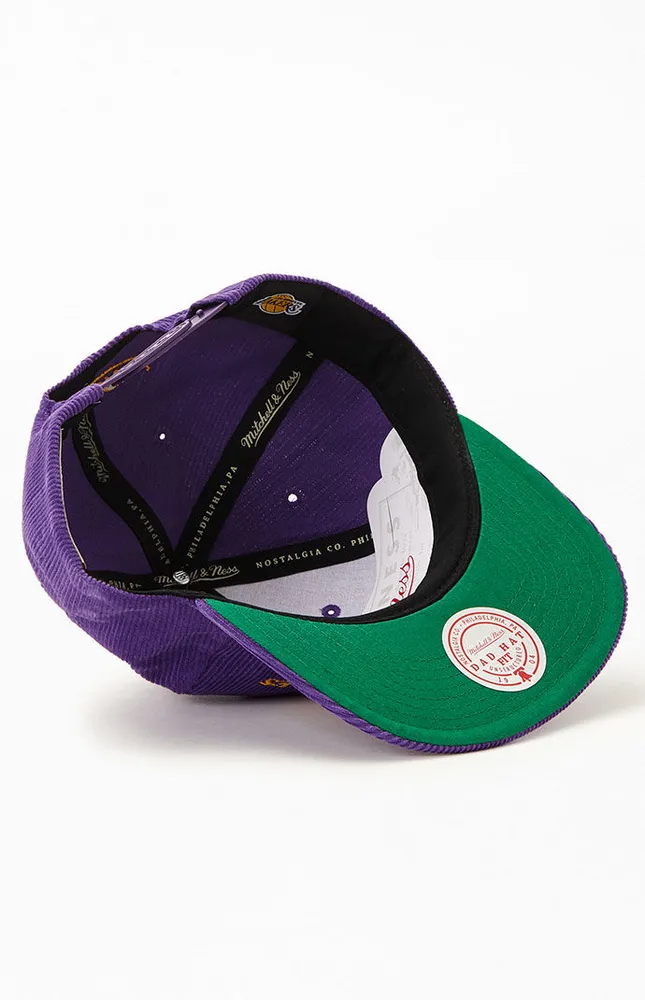 LA Lakers Corduroy Snapback Hat