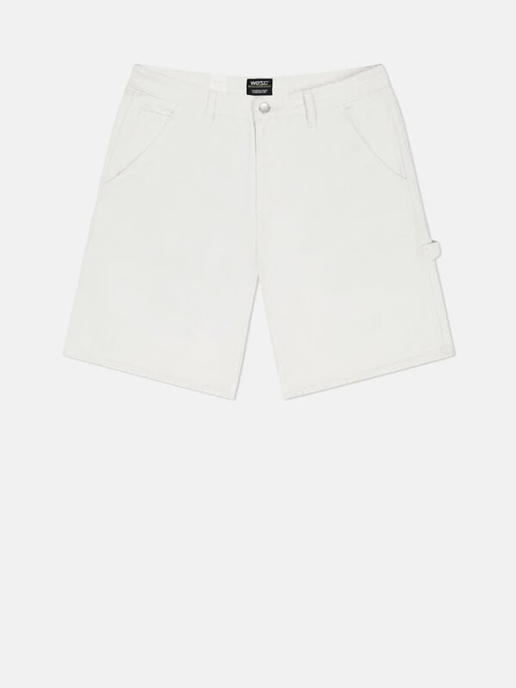 WeSC America Inc Cream Carpenter Baggy Shorts