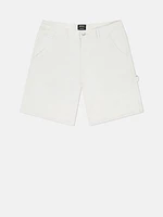 WeSC America Inc Cream Carpenter Baggy Shorts