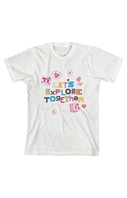 Kids Minecraft Lets Explore T-Shirt
