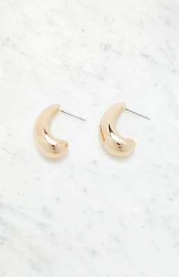 LA Hearts Teardrop Medium Hoop Earrings