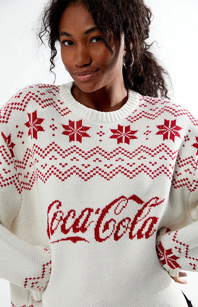 Coca Cola By PacSun Fair Isle Sweater