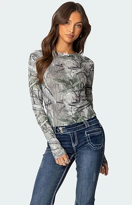 Edikted Camo Babe Top