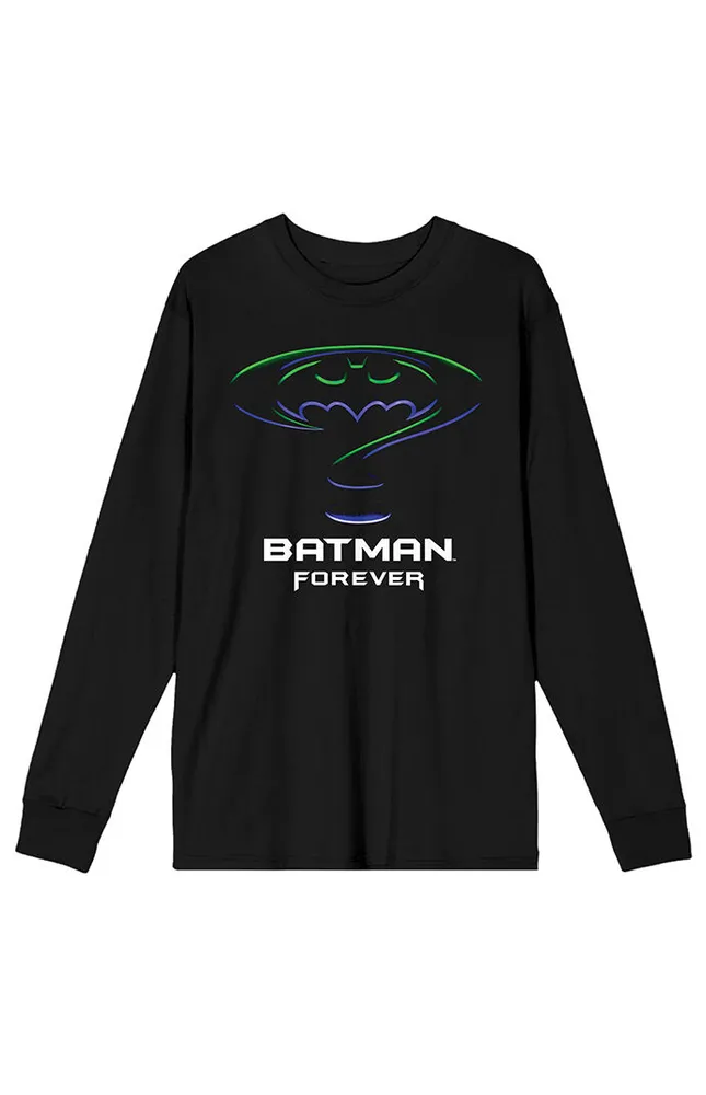 Batman Forever Movie Logo Long Sleeve T-Shirt