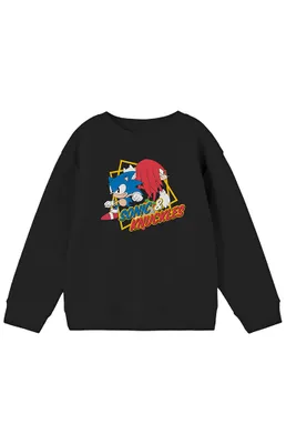 Kids Sonic The Hedgehog Crew Neck Sweatshirt