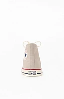 Converse Women's Taupe Chuck Taylor High Top Lux Sneakers