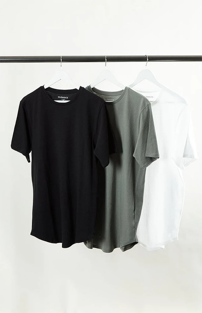 PS Basics 3 Pack Scallop T-Shirts