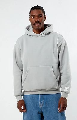 PacSun Silver Solid Pullover Hoodie