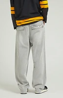 PacSun Gray Zip Baggy Jeans