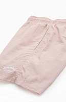 PacSun Lavender Collegiate 6" Swim Trunks