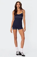 Edikted Zetta Contrast Romper