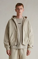 Fear of God Essentials Timber Classic Fleece Zip Up Hoodie