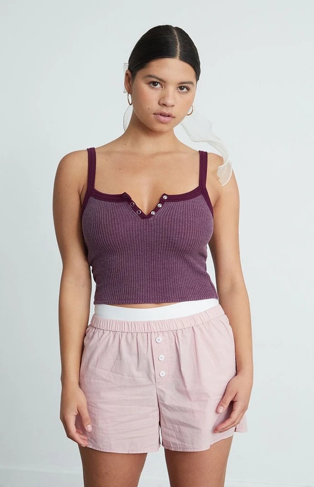 Est. PAC 1980 Kerri Waffle Knit Tank Top