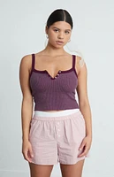 Est. PAC 1980 Kerri Waffle Knit Tank Top