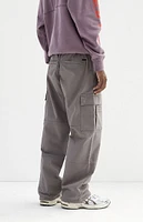 PacSun Stretch Gray Baggy Cargo Pants