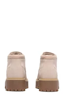 Timberland Women's Light Beige Stone Street Mid Lace-Up Boots
