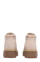 Timberland Women's Light Beige Stone Street Mid Lace-Up Boots