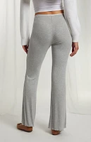 Beverly and Beck Rosette Knit Flare Pants