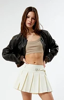 LA Hearts Pleated Mini Skort