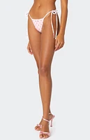 Edikted Picnic String Bikini Bottom