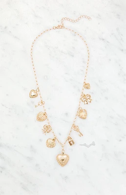 LA Hearts Emma Charm Necklace