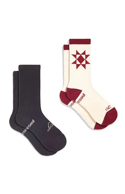 Doublesoul 2 Pack Mixed Orion High Crew Socks