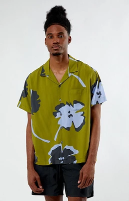 Obey Paper Cuts Woven Camp Shirt