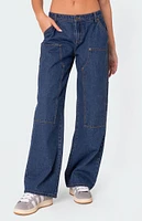 Edikted Ayla Low Rise Carpenter Jeans