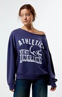 PS / LA Athletics New England off-The-Shoulder Sweatshirt