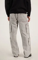 Pacsun Dylan Baggy Cargo Jeans Gray