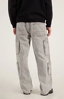 PacSun Dylan Baggy Cargo Jeans Gray