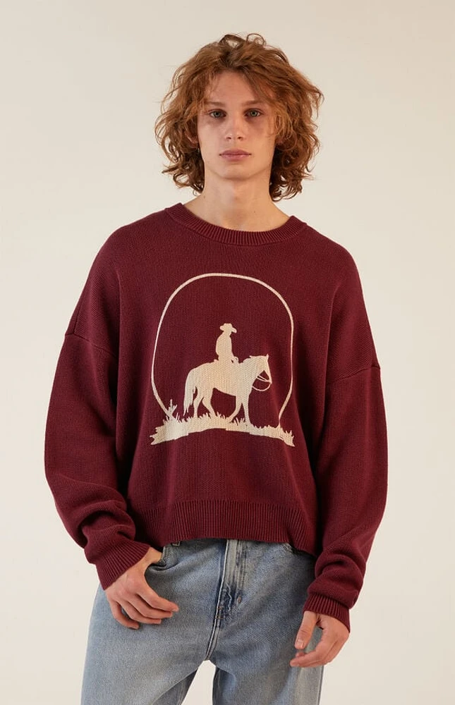 Pacsun Moonlight Cropped Boxy Sweater