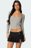 Edikted Alex Striped Top