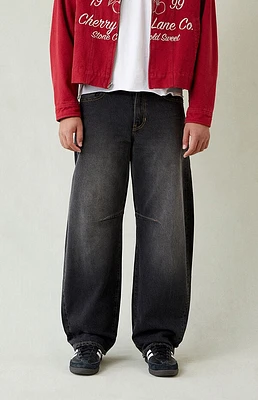 Pacsun Mason Dart Baggy Barrel Jeans Black