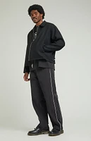 PacSun Black Bolton Baggy Track Pants