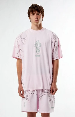 Civil Pink Concrete Sin Acot T-Shirt