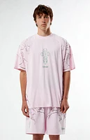Civil Pink Concrete Sin Acot T-Shirt