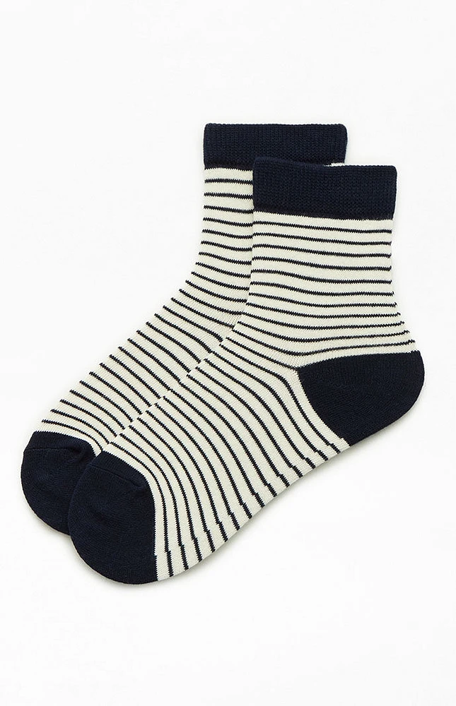 John Galt Striped Ankle Socks