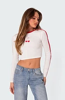 Edikted Cherry on Top Long Sleeve T-Shirt
