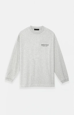 Fear of God Essentials Light Heather Grey Long Sleeve T-Shirt