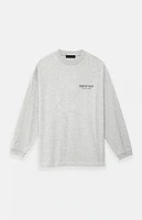 Fear of God Essentials Light Heather Grey Long Sleeve T-Shirt