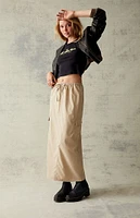 LA Hearts Cargo Pocket Midi Skirt