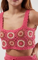 MINKPINK Harlow Crochet Tank Top