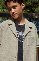 PacSun Kids Boucle Camp Shirt