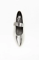 Seychelles Women's Silver Spinning Around Flats